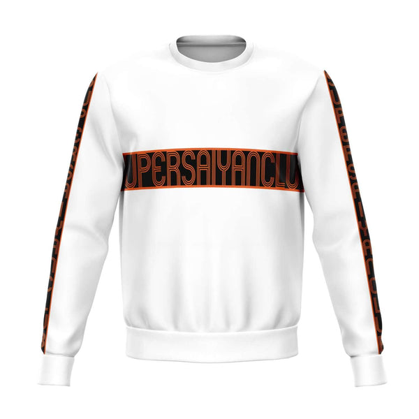 White SUPERSAIYANCLUB Sweater - PlanetGoku