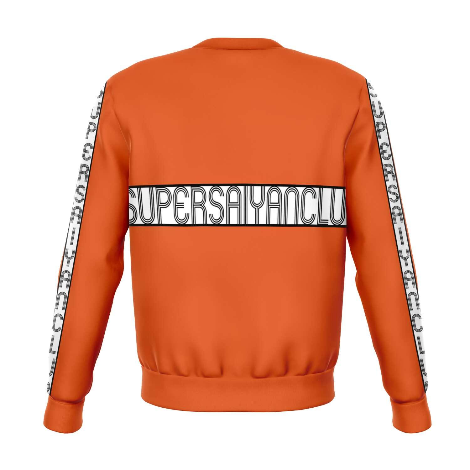 Orange SUPERSAIYANCLUB Sweater - PlanetGoku