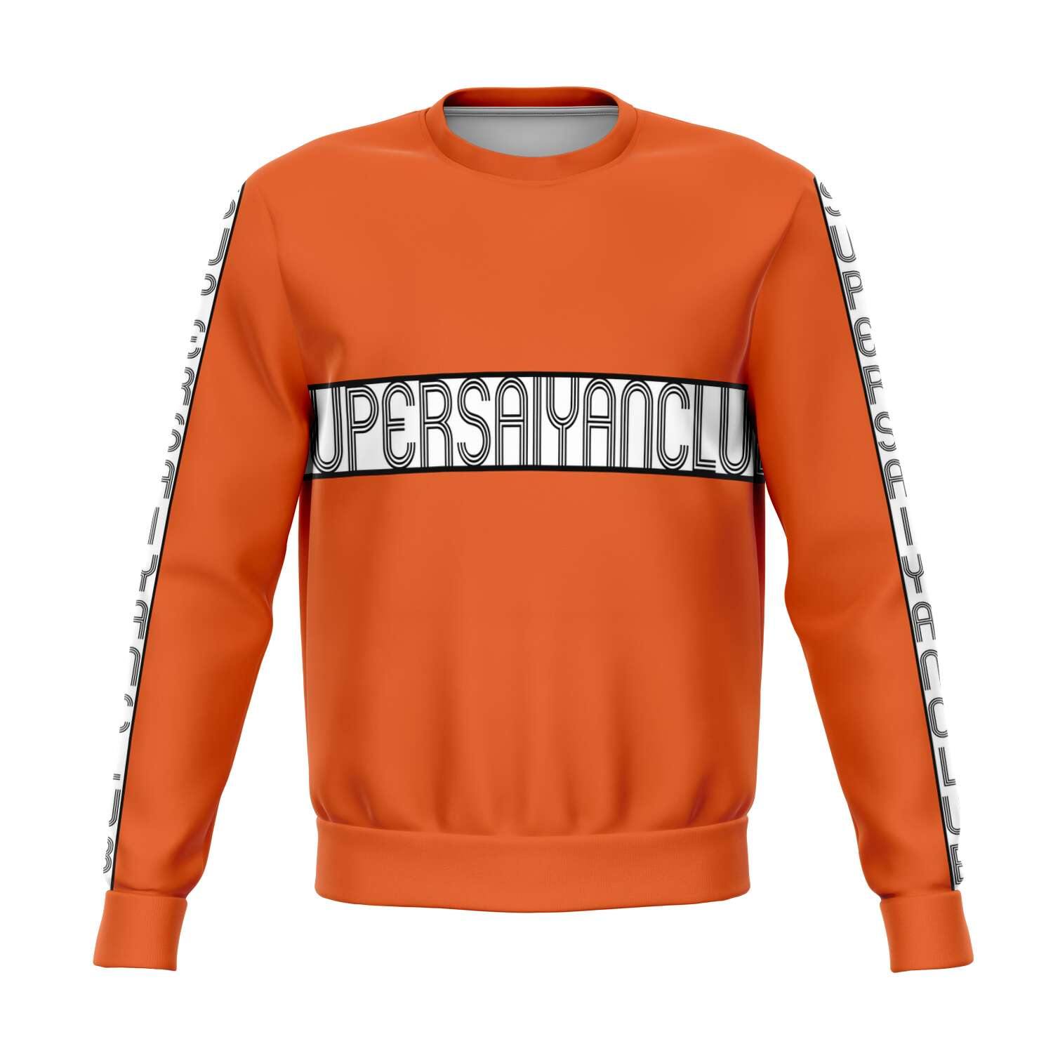Orange SUPERSAIYANCLUB Sweater - PlanetGoku