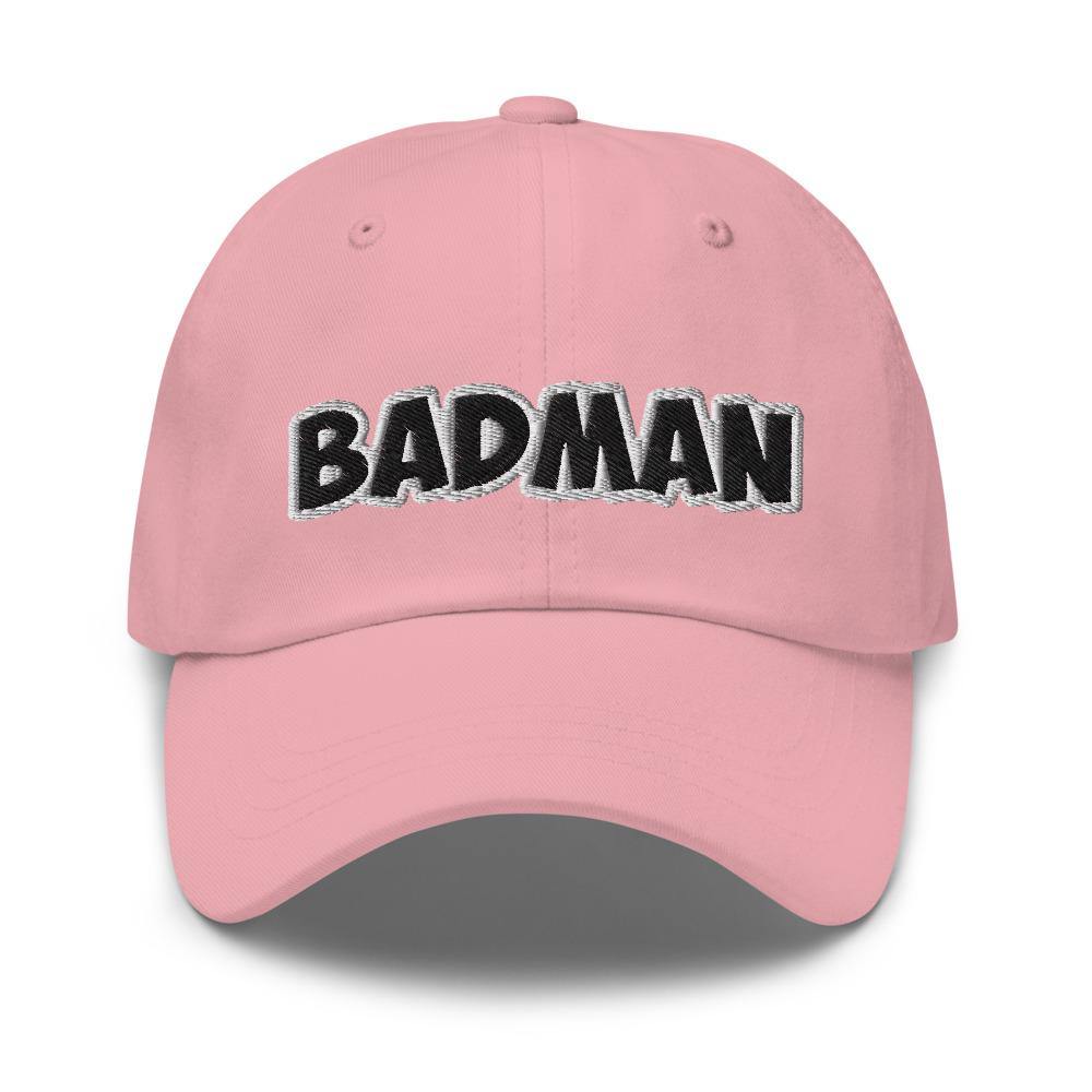 Pink Badman BADMAN Dad Hat - 100% Chino Cotton Twill - PlanetGoku